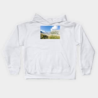 Aoraki-Mt Cook, scenery, South Island, New Zealand Kids Hoodie